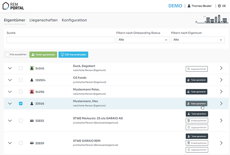 Eigent Merportal Von Garaio Rem